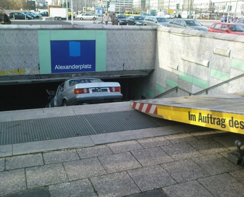 Bergung am Alexanderplatz